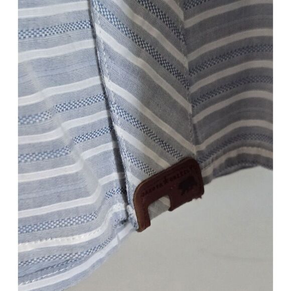 Dakota Grizzly Men’s Shirt Blue/ White Long Sleeve Button Down XL - Picture 2 of 9